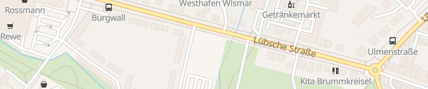 Karte Parkplatz Weidendamm Wismar