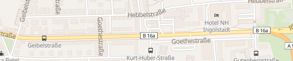 Karte Shell Tankstelle Goethestraße Ingolstadt
