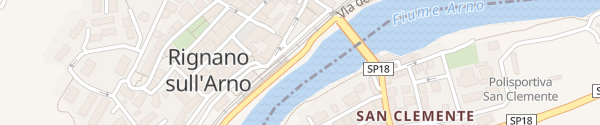 Karte Via Roma Rignano sull'Arno