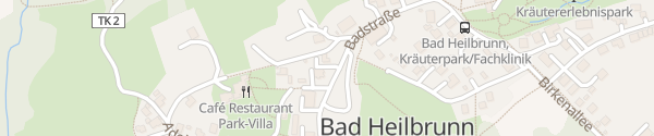 Karte Rathaus Bad Heilbrunn