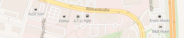 Karte Agip Tankstelle Römerstraße Ingolstadt
