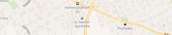 Karte Münchner Straße Schäftlarn