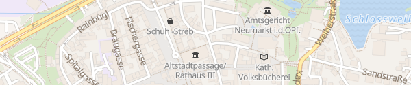 Karte Glasergasse Neumarkt in der Oberpfalz