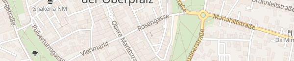 Karte Parkhaus Rosengasse Neumarkt in der Oberpfalz