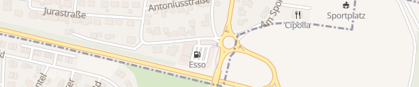 Karte Esso Tankstelle Hepberg