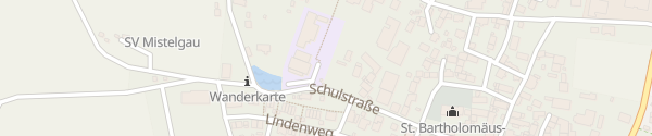 Karte Grundschule Mistelgau