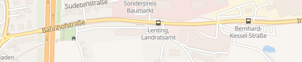 Karte Landratsamt Eichstätt Dienstleistungszentrum Lenting Lenting