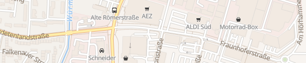 Karte AEZ Amper Einkaufszentrum Dachau