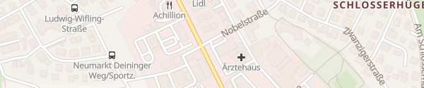 Karte Nobelgasse Neumarkt in der Oberpfalz