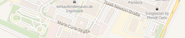Karte Existenzgründerzentrum Ingolstadt