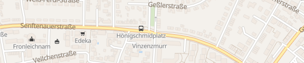 Karte Hönigschmidplatz München