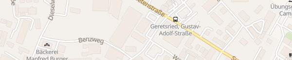 Karte ALDI Süd Sudetenstraße Geretsried