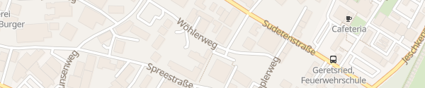 Karte Drehstromkiste Einfahrt Wöhlerweg Nr.6 Geretsried