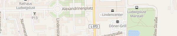 Karte Alexandrinenplatz Ludwigslust