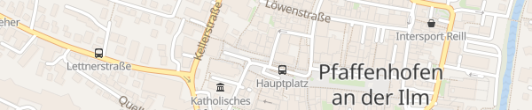 Karte Hauptplatz Pfaffenhofen an der Ilm