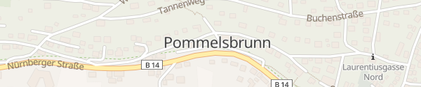 Karte Rathaus Pommelsbrunn