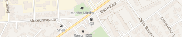 Karte Q8 Østre Landevej Maribo