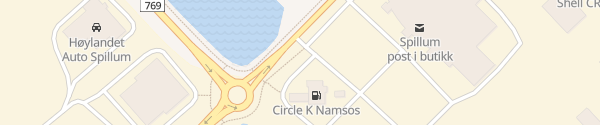 Karte Circle K Namsos Spillum