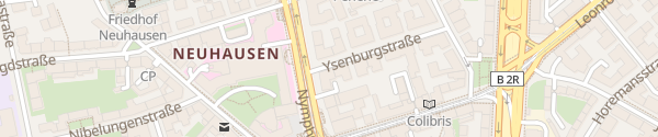 Karte Ysenburgstraße München