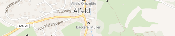Karte Hauptstraße Alfeld