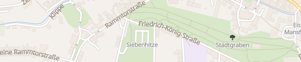 Karte Parkplatz Siebenhitze Lutherstadt Eisleben