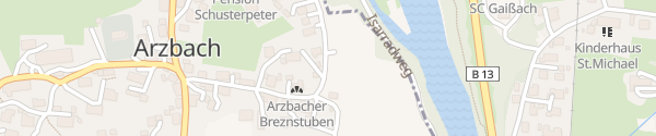 Karte Sporthalle Arzbach Wackersberg