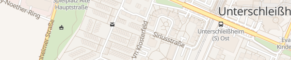 Karte Siriusstraße Unterschleißheim