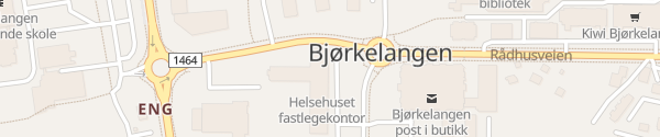 Karte Aurskog-Høland Kommunehus Bjørkelangen