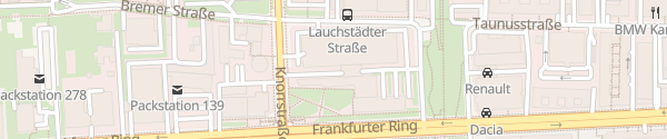 Karte BMW Niederlassung München München