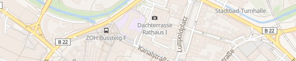 Karte Rathausparkplatz Bayreuth