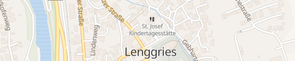 Karte Kirchstraße Lenggries
