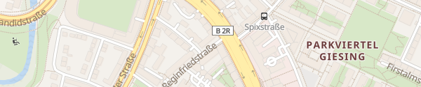 Karte Reginfriedstraße München