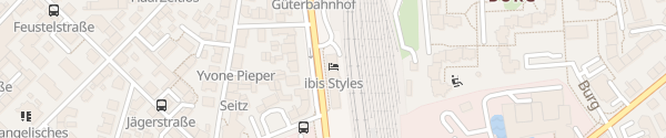 Karte ibis budget / styles Bayreuth