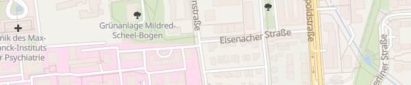 Karte Eisenacher Straße München