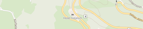 Karte Hotel Gstatsch Kastelruth
