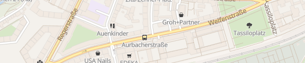 Karte Aurbacherstraße München