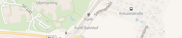 Karte S-Bahnhof Furth Oberhaching