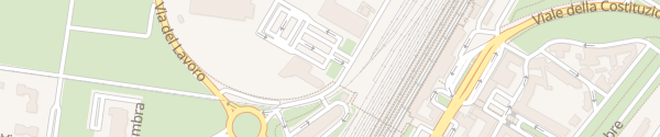 Karte Bahnhofsparkplatz Via del Lavoro Ferrara