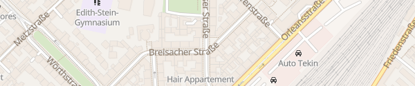Karte Elsässer Straße München
