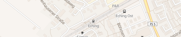 Karte P&R Bahnhof Eching Eching