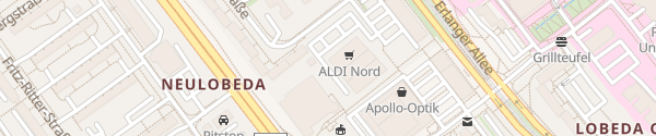 Karte Rückseite ALDI Nord Lobeda Jena