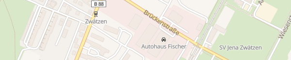 Karte Volkswagen Autohaus Fischer Jena