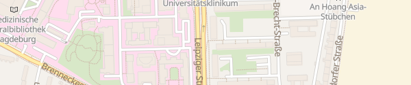 Karte Universitätsklinik Magdeburg