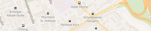 Karte Hotel OLYMP Munich Eching