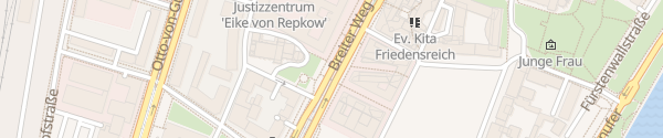 Karte Hauptpost / Amtsgericht Magdeburg
