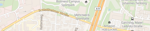 Karte Sporthalle Garching bei München