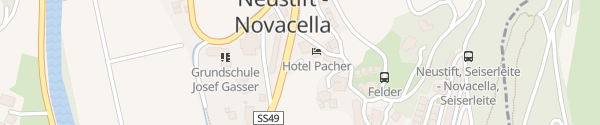 Karte Hotel Pacher Neustift