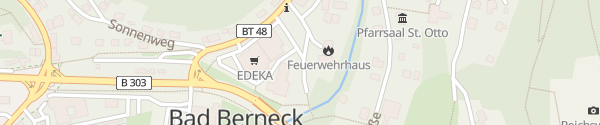 Karte Parkplatz Anger Bad Berneck im Fichtelgebirge