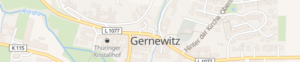 Karte Gernewitzer Straße Stadtroda