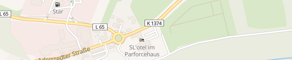 Karte SL'otel im Parforcehaus Bernburg (Saale)